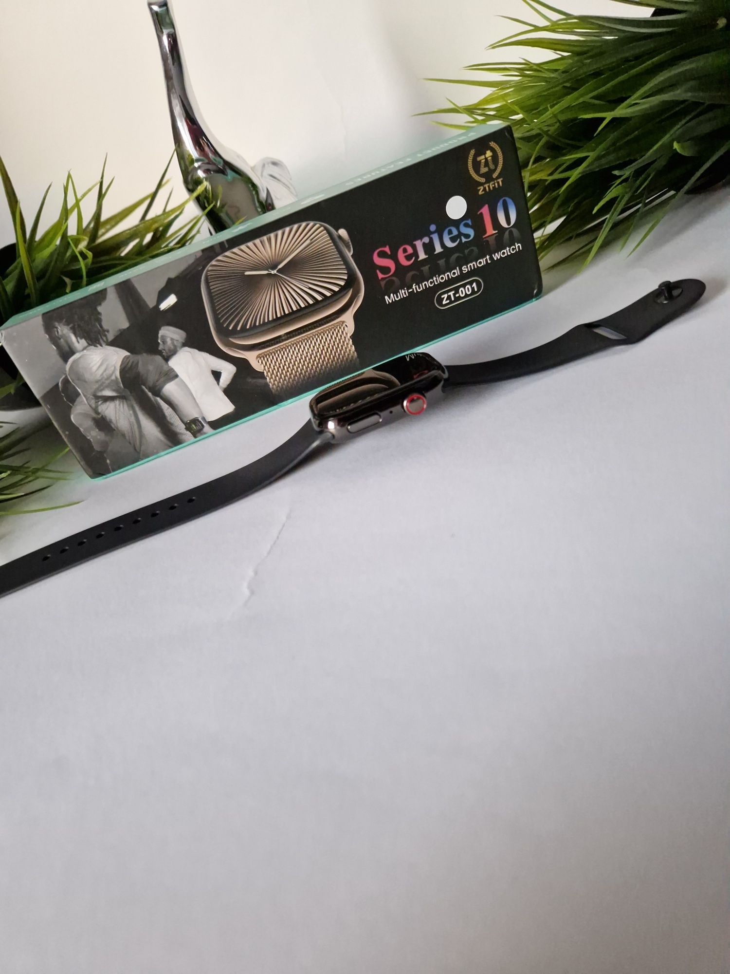 Smartwatch czarny, serii 10, watch amoled