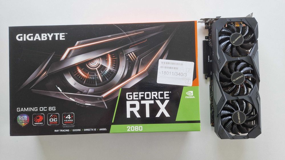 Gigabyte GeForce RTX 2080 Gaming OC 8GB - Karta graficzna