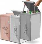 Zestaw 3 Worków Koszy Na Śmieci Do Segregacji 40 L System Recyklingu N