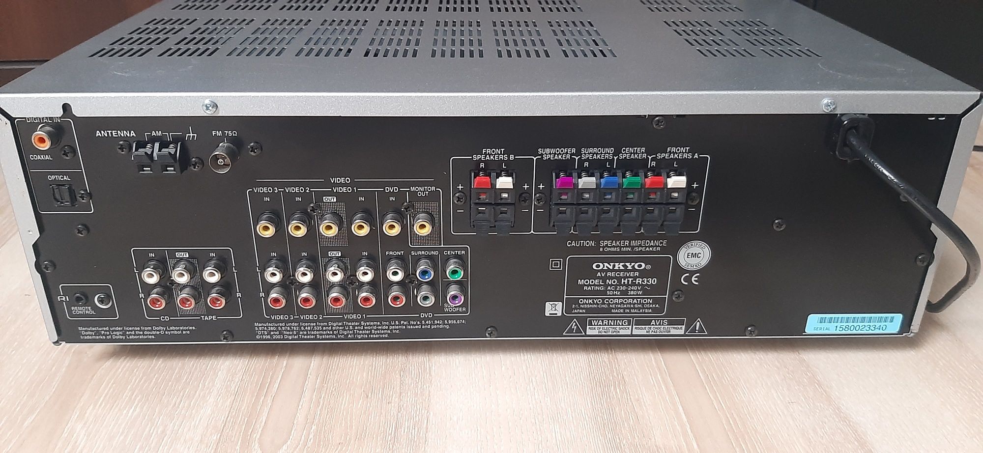 Onkyo Amplituner Kino Domowe/Stereo HT-R330