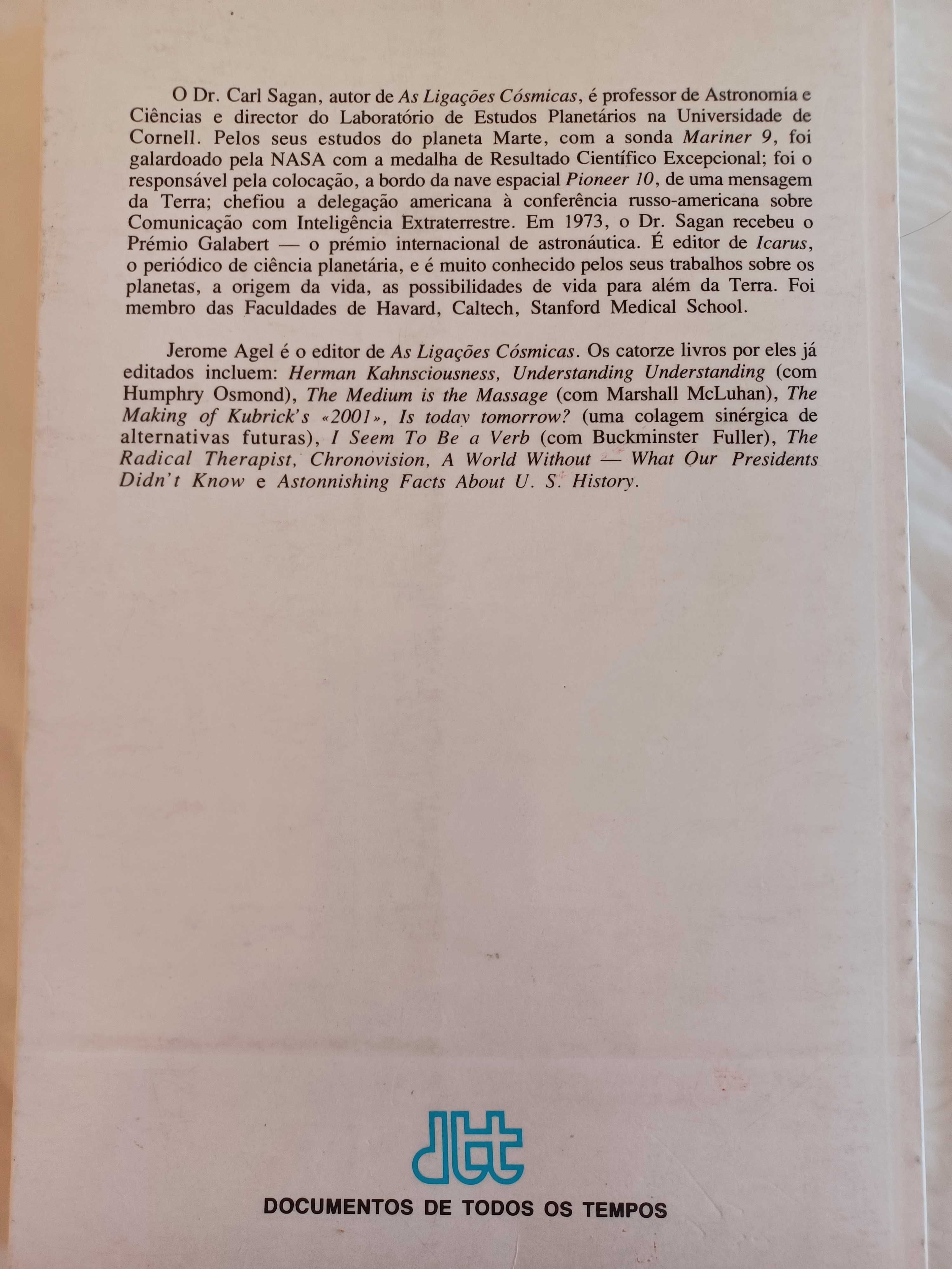 As Ligações Cósmicas. Uma Perspectiva Extraterrestre - Carl Sagan