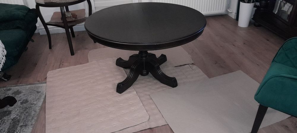 Stół drewniany okrągły