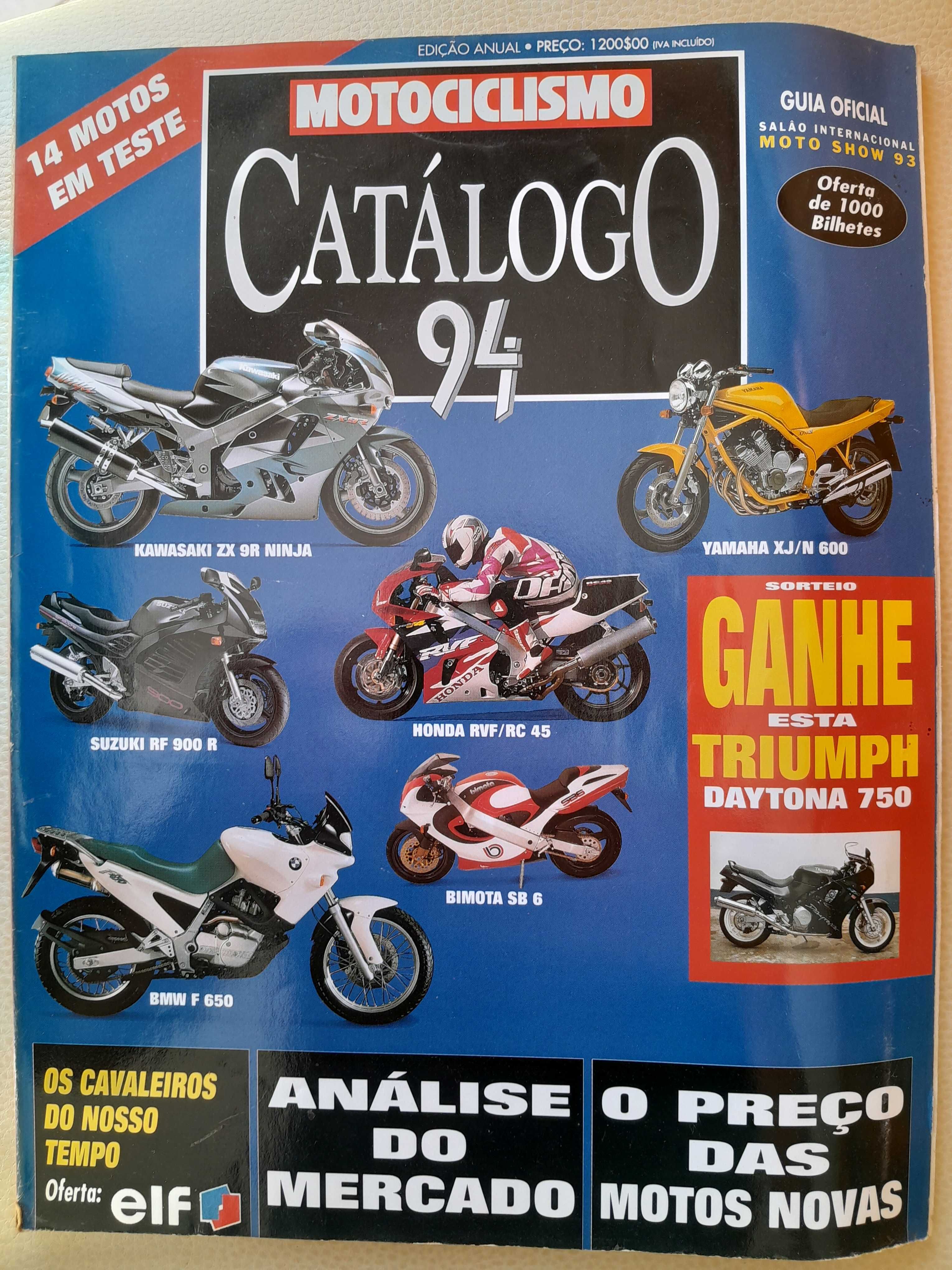 Catalogos Motociclismo 1994 e 1995