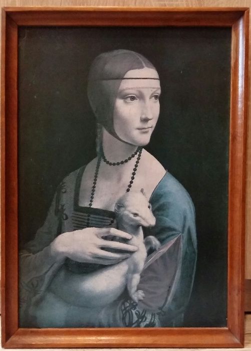 Obraz Dama z Gronostajem (Łasiczką)