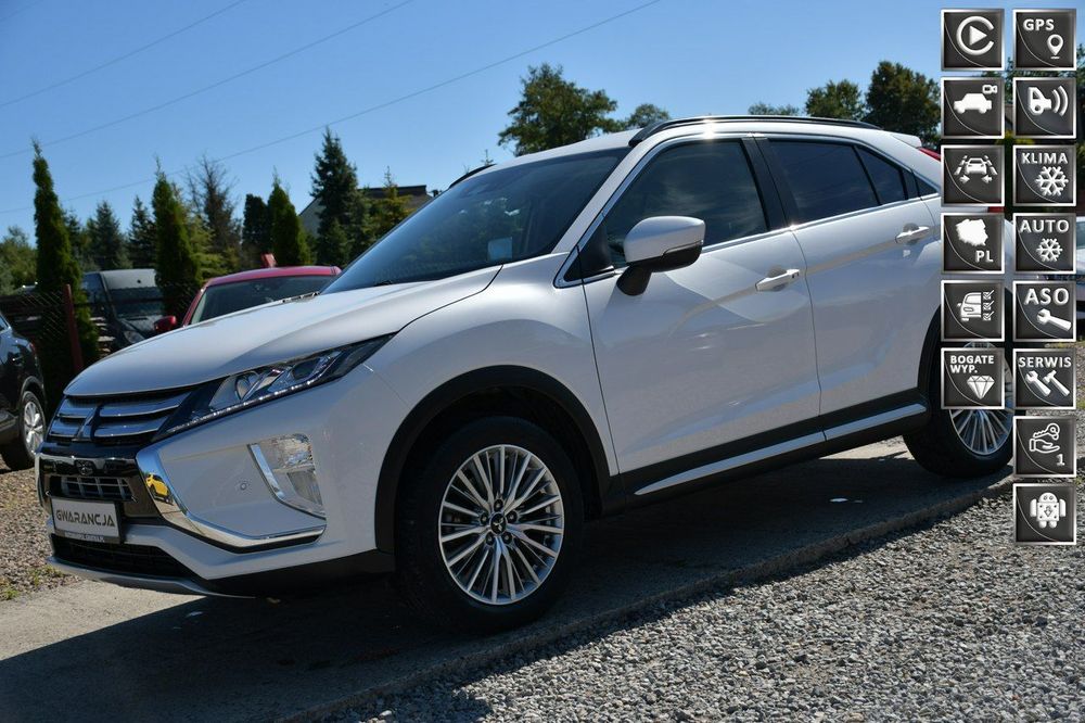 Mitsubishi Eclipse Cross head-up|bluetooth|163ps|kamera cofania|pełny serwis ASO|android auto