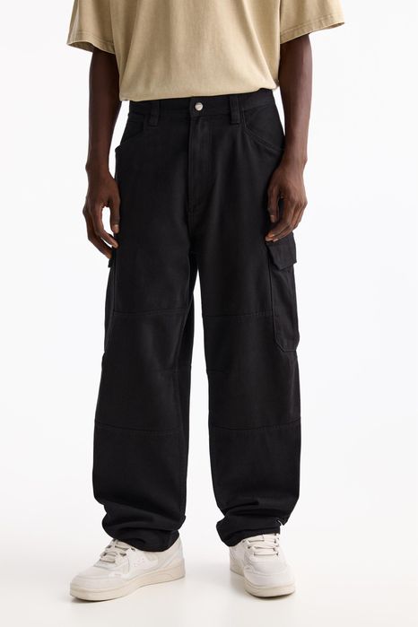 Широкі Штани Pull&Bear Baggy Fit Оригінал Широкие Нові Брюки Черные