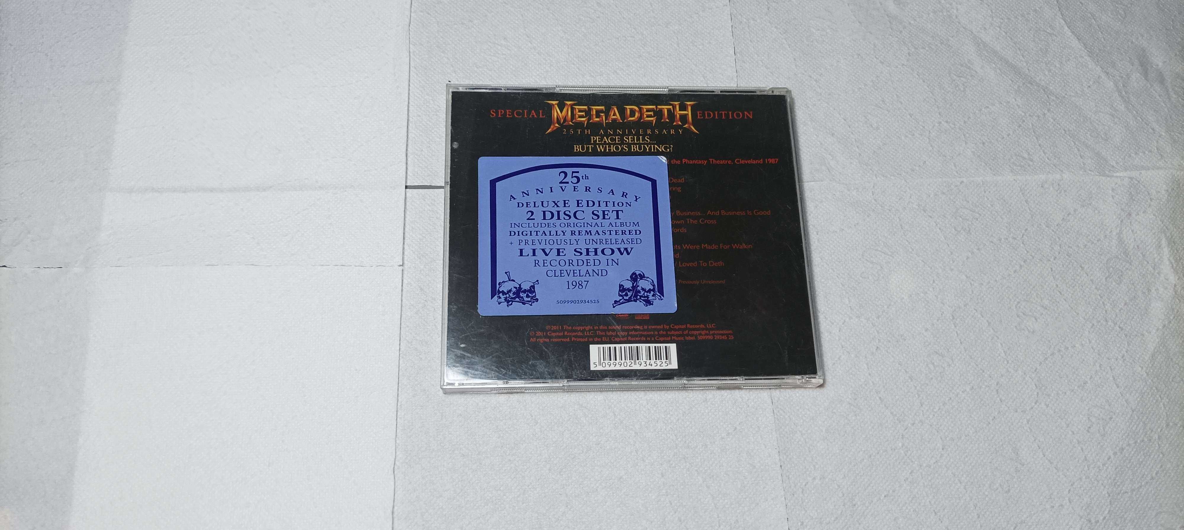 MEGADETH "Peace Sells... But Who's Buying?" 25Th Anniversary CD