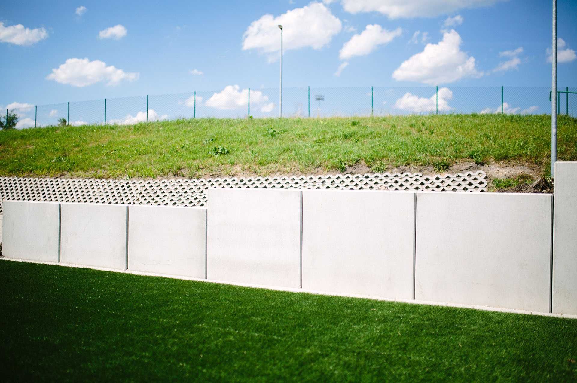 Mur oporowy L | ściana oporowa | mury oporowe T