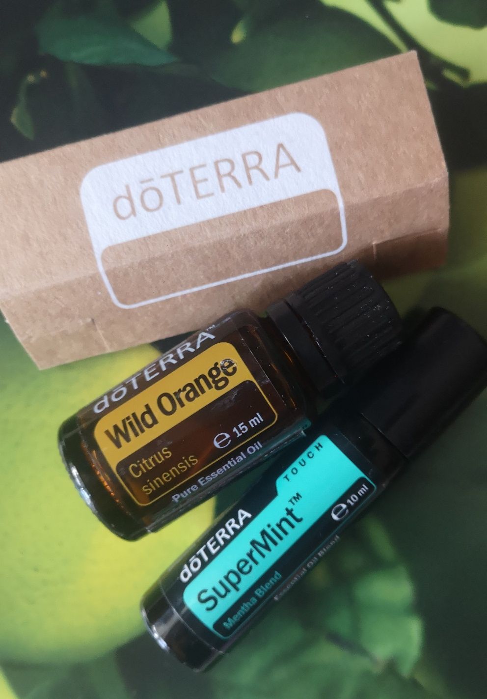 Doterra Wild Orange i Supermint touch