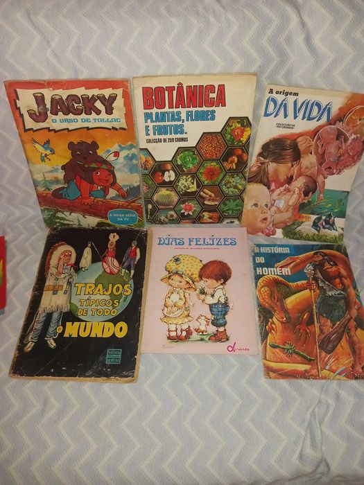 Lote de cadernetas de cromos