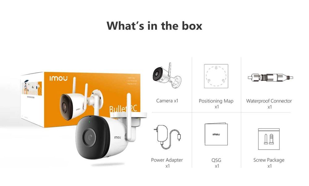 Imou bullet 2c 4mp 3.6mm в наявності