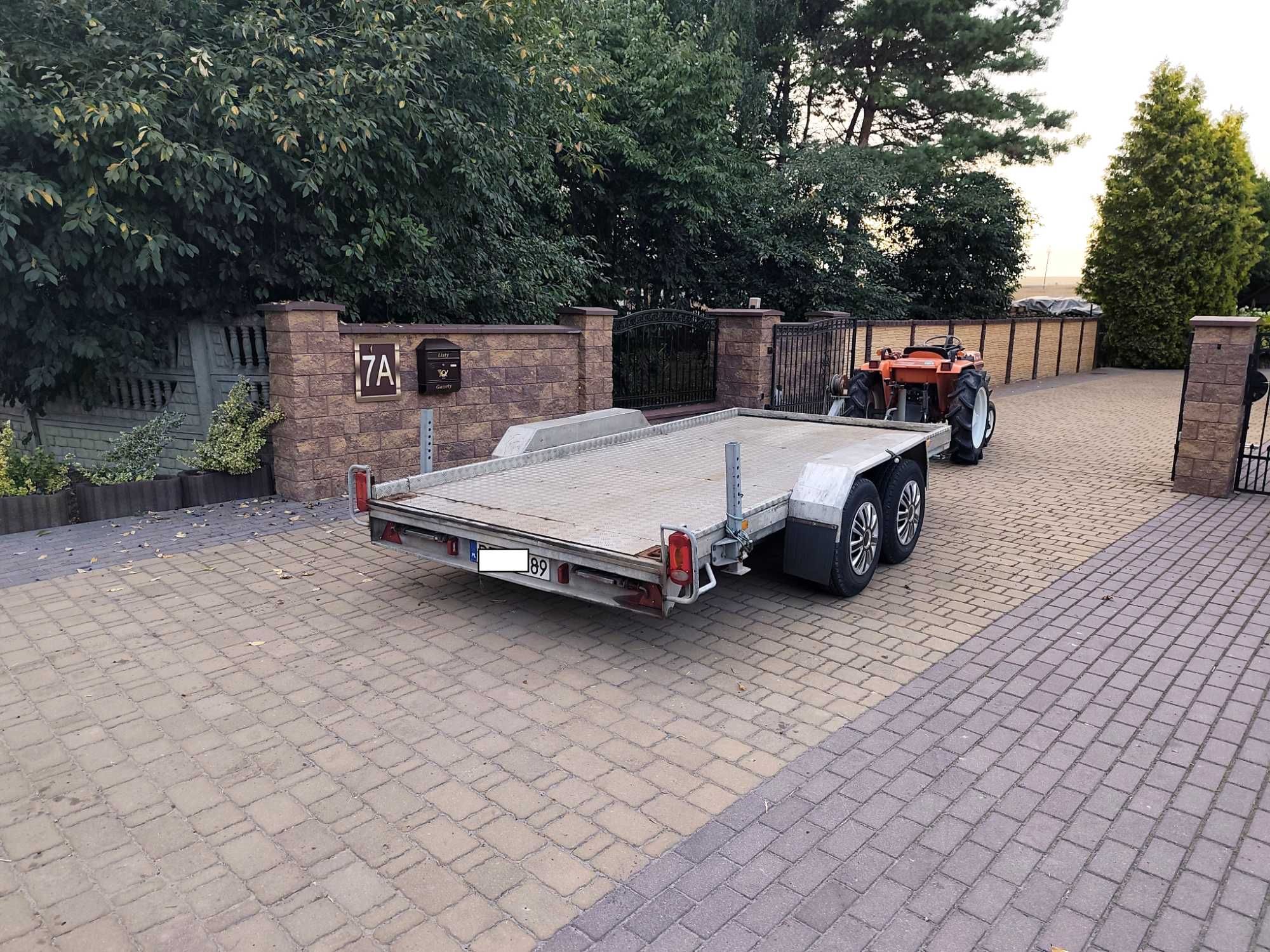Przyczepa Laweta * DMC 2700KG * Minikoparka * Zarejestrowana *