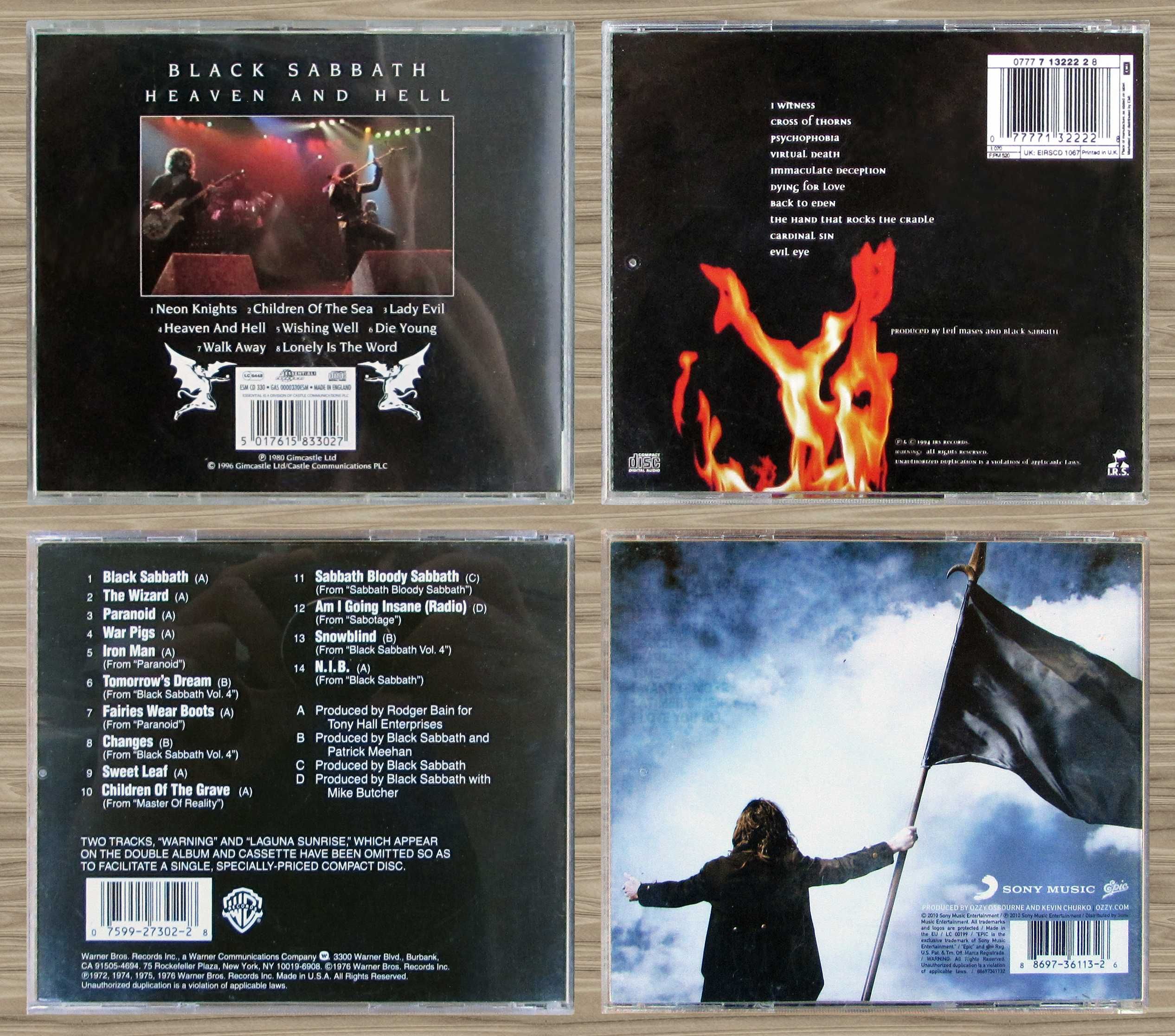 Black Sabbath ‎Heaven And Hell /Cross Purposes/We Sold / Ozzy Osbourne