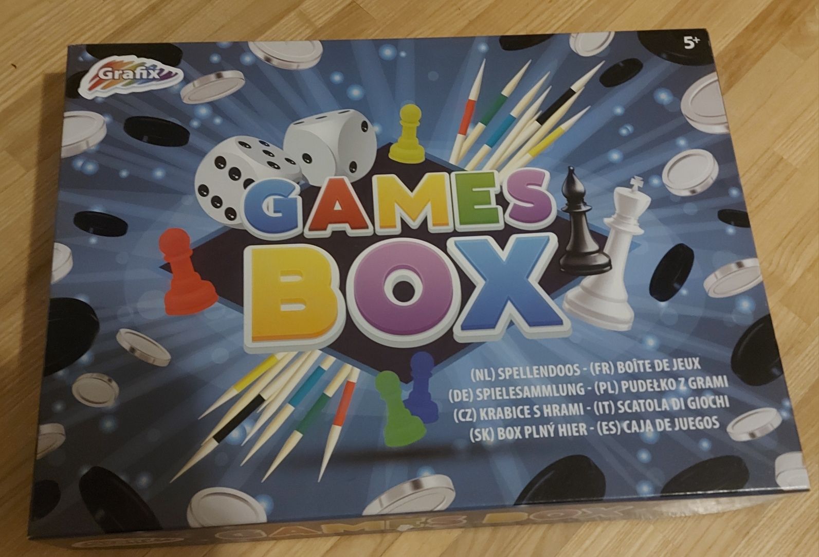 Zestaw gier planszowych GAMES BOX