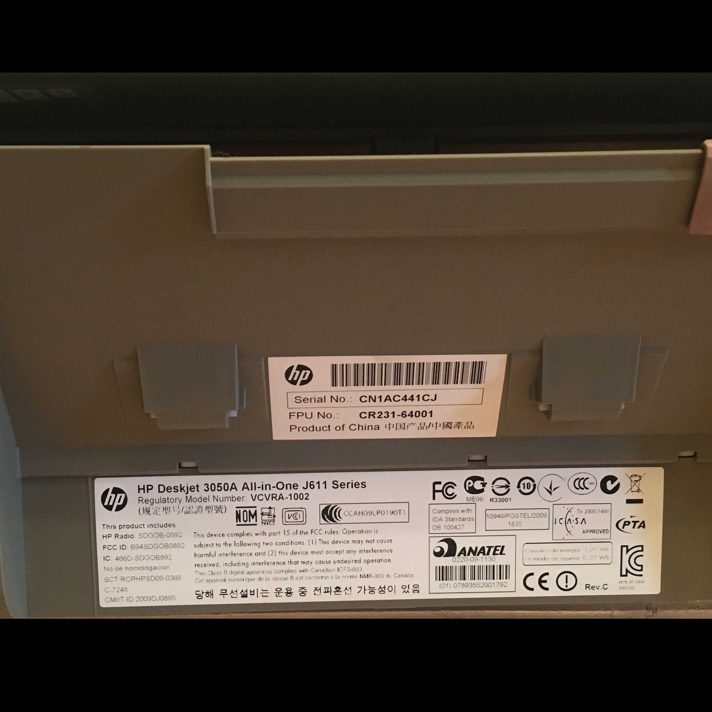 Цветной принтер   HP Deskjet 3050A