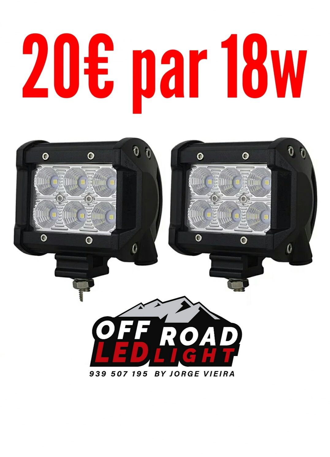 Par focos led 18w