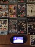 Consola portátil Psp e 28 jogos