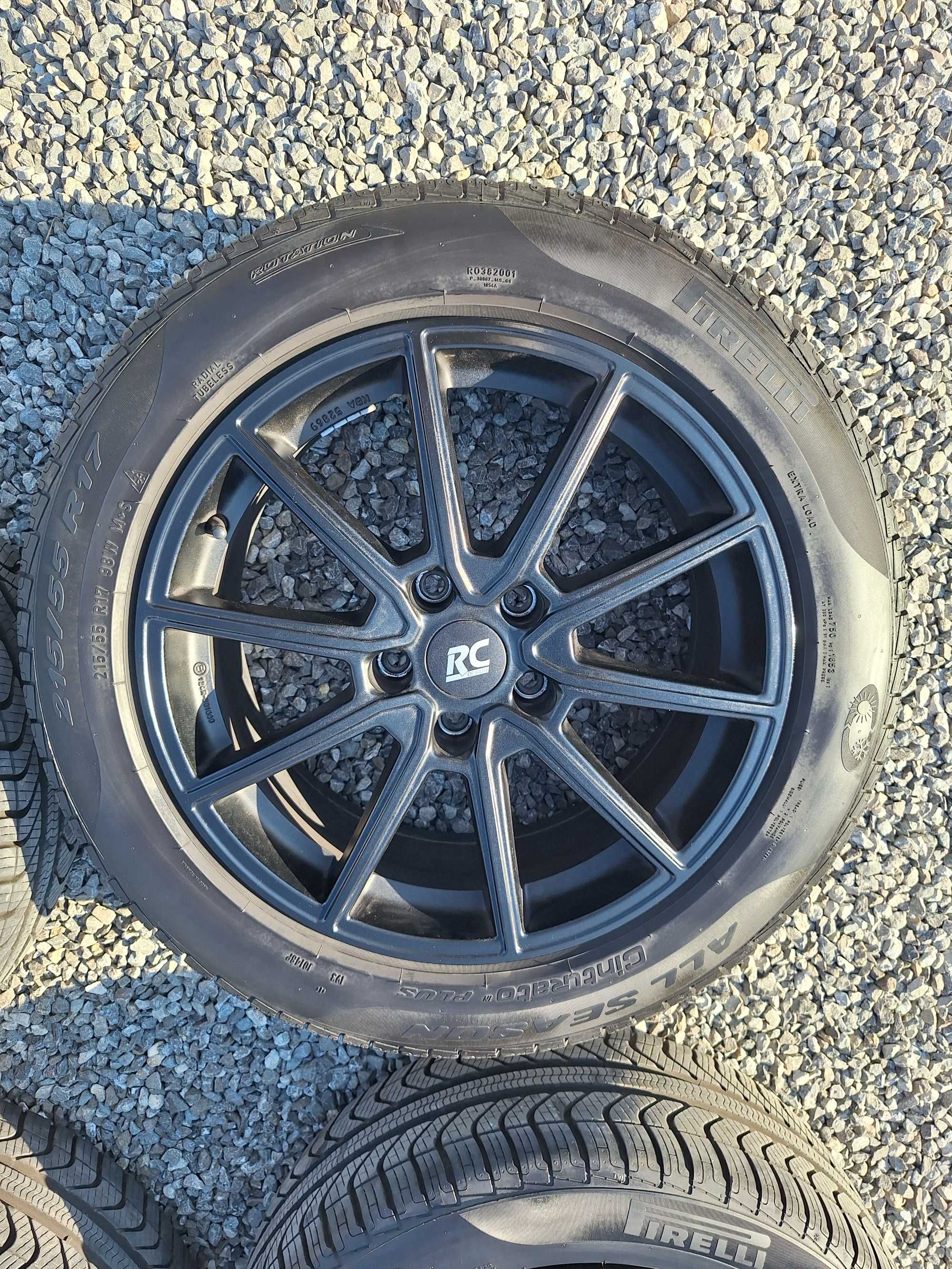 ALU 17"/57.1/ET 40 + opony prem PIRELLI CINTURATO ALLSEASON 215/55 R17
