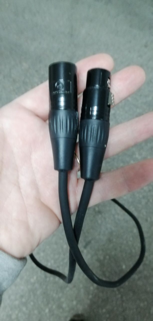 Cabos DMX para luzes como novos