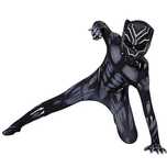 Fato e Máscara Black Panther Pantera Negra Criança e Adulto