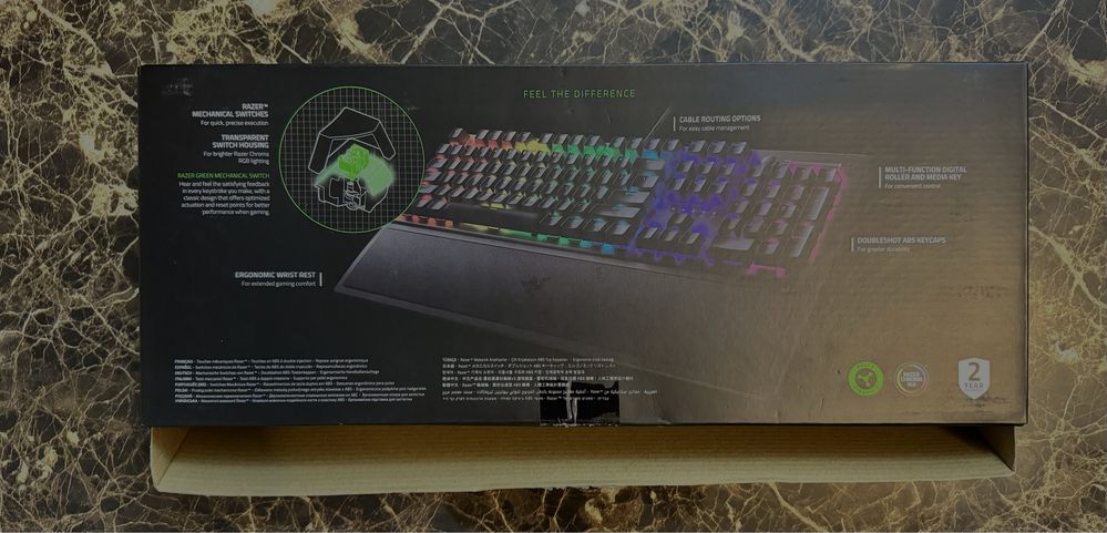 Клавіатура Razer Blackwidow V3 Green Switches