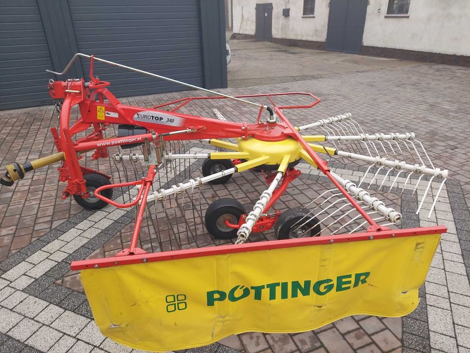 Zgrabiarka zagrabiarka POTTINGER euro top 340n  tandem
