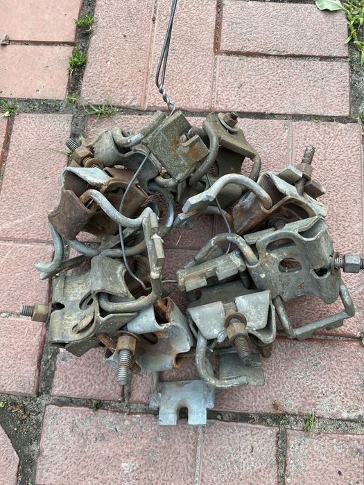 Хомут не поворотній для будівельних лісів