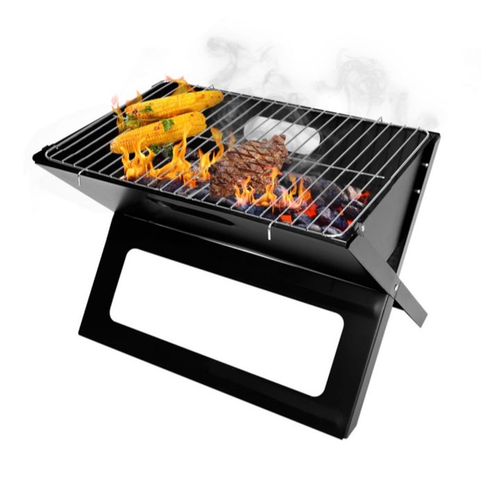 Duży grill ogrodowy nowy przenośny składany turystyczny na wycieczkę