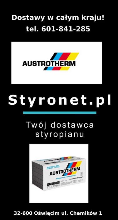 Styropian Austrotherm EPS 038 70 FASADA SUPER 15 cm / 20 cm - PACZKA