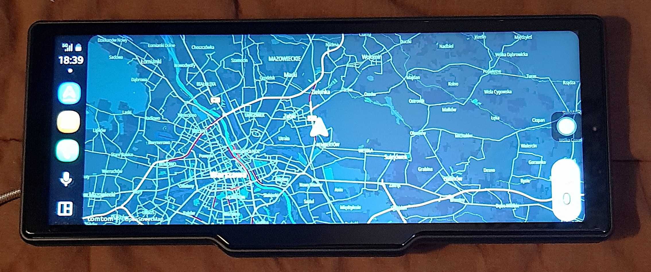 CarPlay i AndroidAuto 10 cali format 16x10