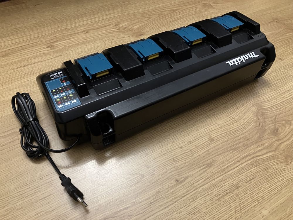 Makita DC18SF 4-portowa ładowarka do akumulatorów LXT 14,4 - 18 V