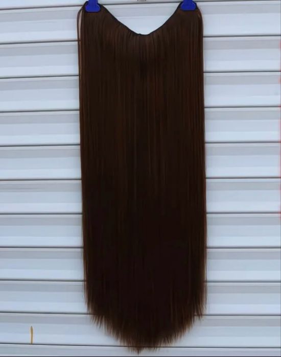 Волосы на заколках