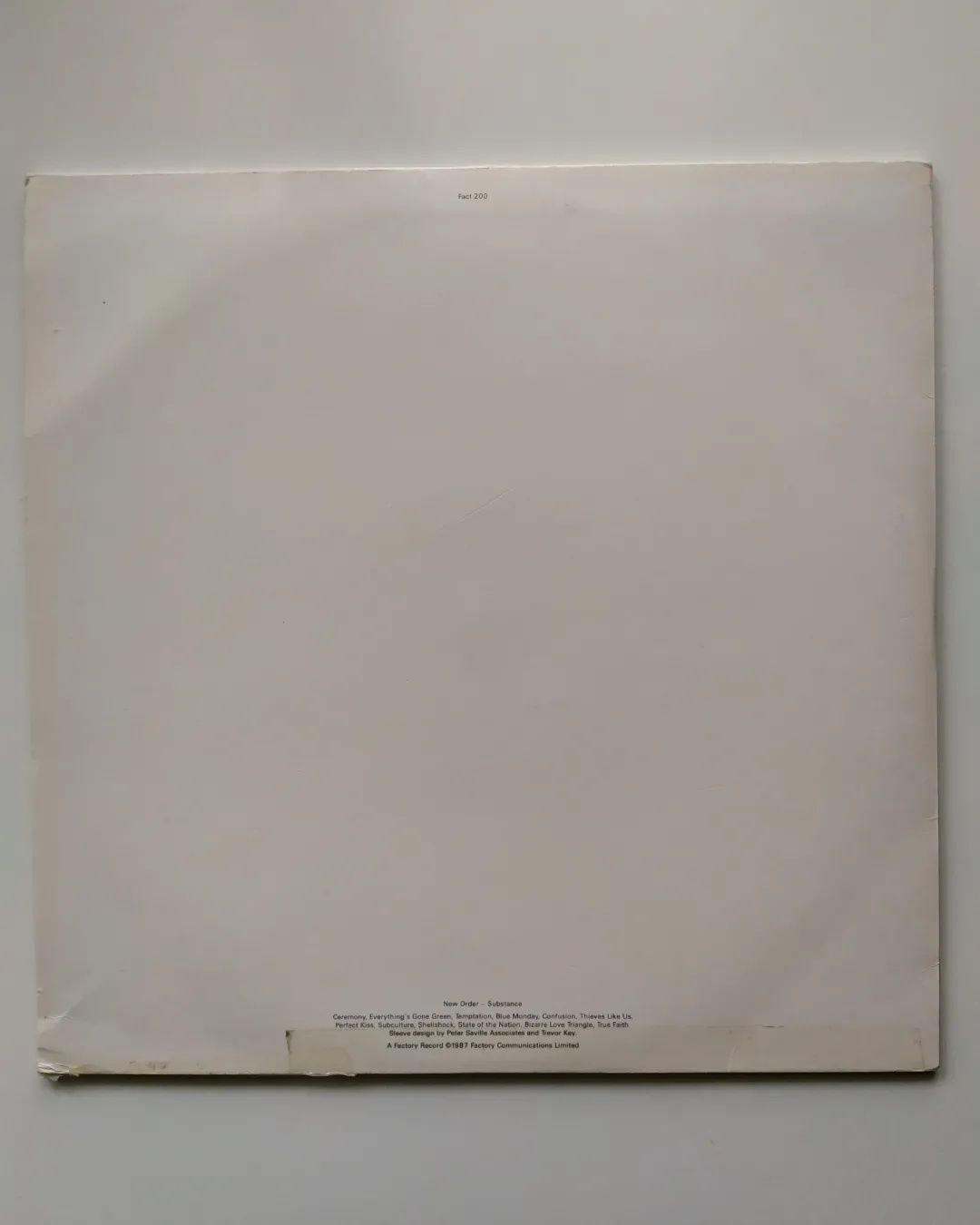 New Order  Substance 2 LP Англія 1987 вініл платівка винил пластинка