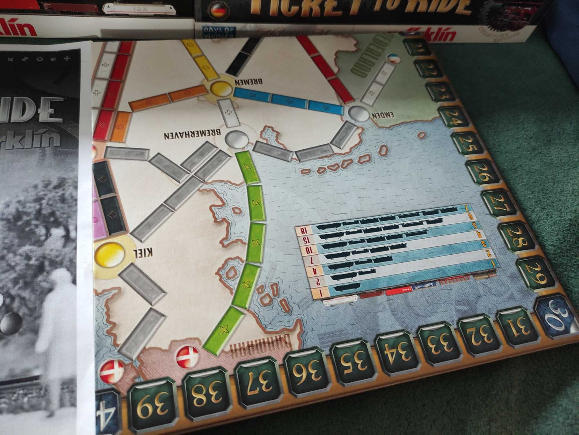 Ticket to Ride Märklin Wsiąść do pociągu wersj DE instrukcja PL Unikat