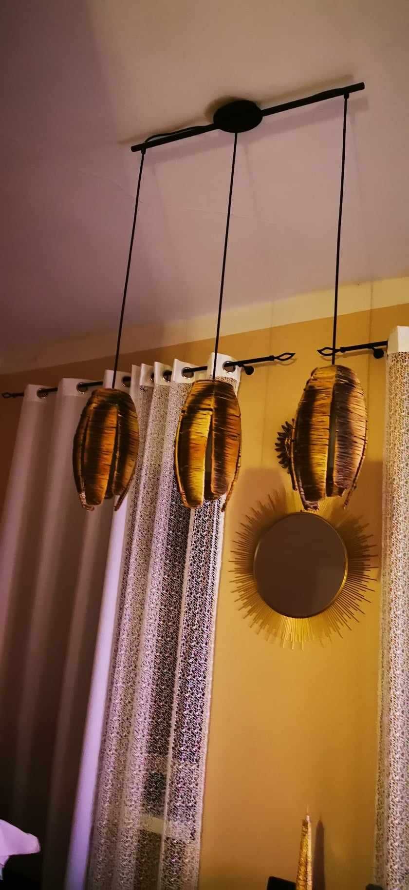 Lampy wiszące - kokony z żarówkami