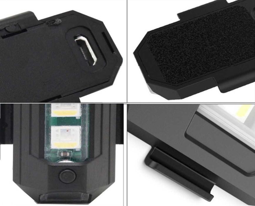 stroboskop LED 7-kolorów dron DJI Xiaomi Hubsan Autel Syma