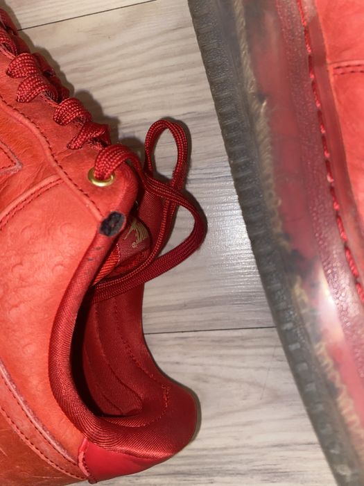 Nike AF1 Air Force 1 cmft lux low Ostrich Red 47.5 us 13 31 cm Wrocław