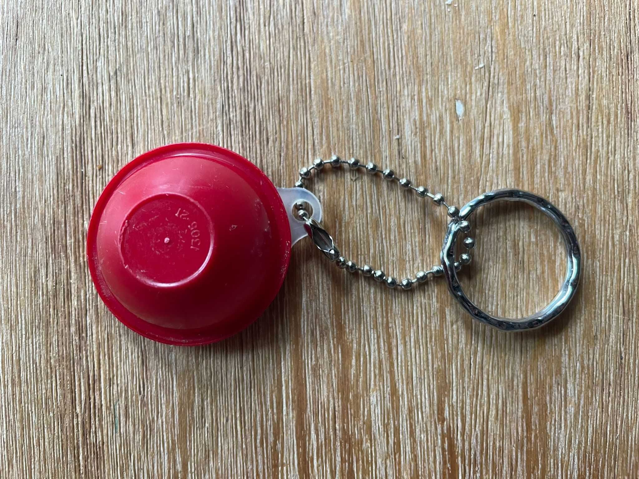 Porta Chaves Miniatura Tupperware vermelho