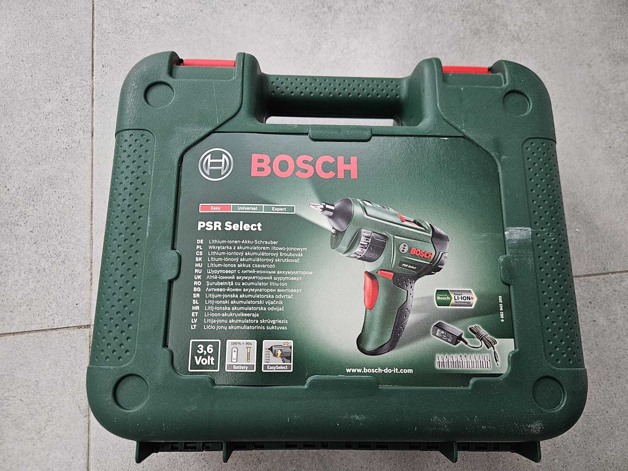 BOSCH Wkrętarka akumulatorowa 3,6V PSR SELECT  - NOWA, WROCŁAW!