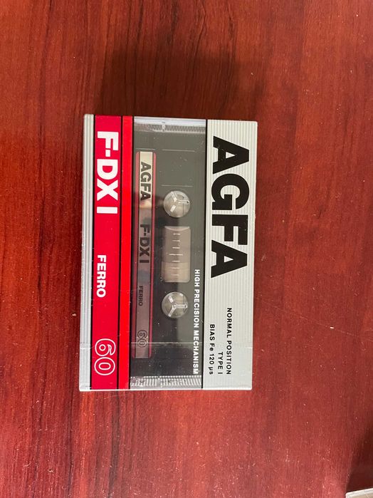 Kaseta AGFA F-DX L Ferro 60 – Niemcy, typ I, vintage audio
