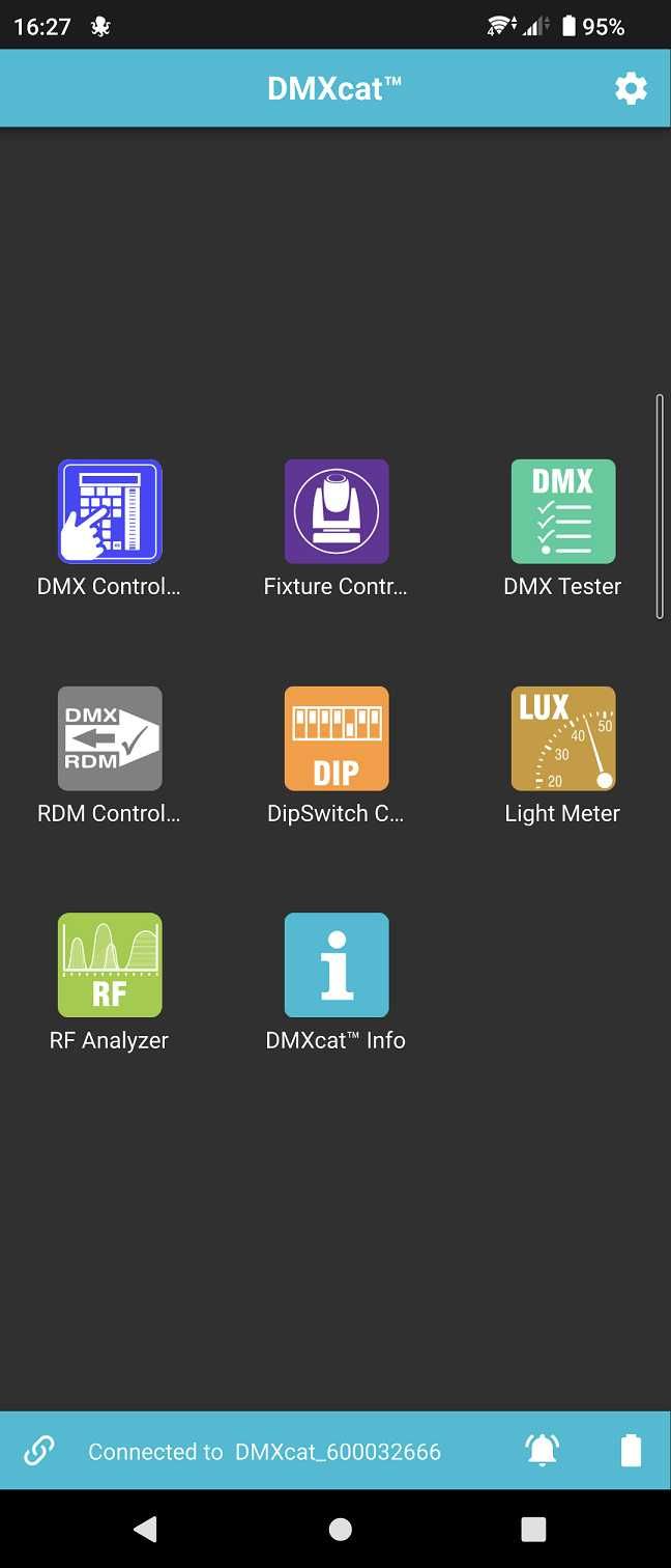 DMXcat kontroler / tester / programator DMX City Theatrical