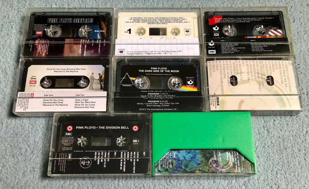 Аудиокассеты Pink Floyd