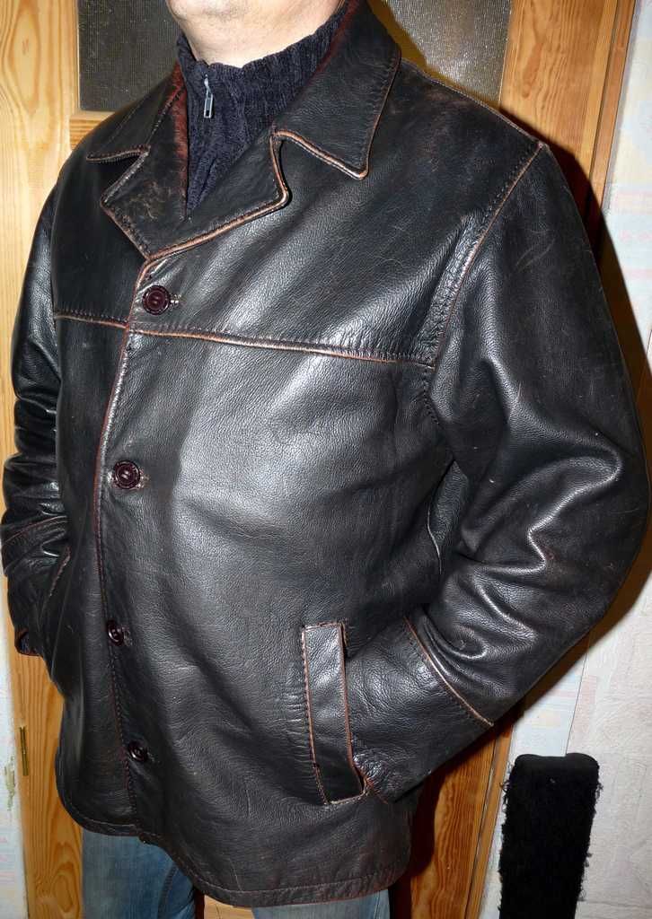 Куртка фирменная из натуральной кожи