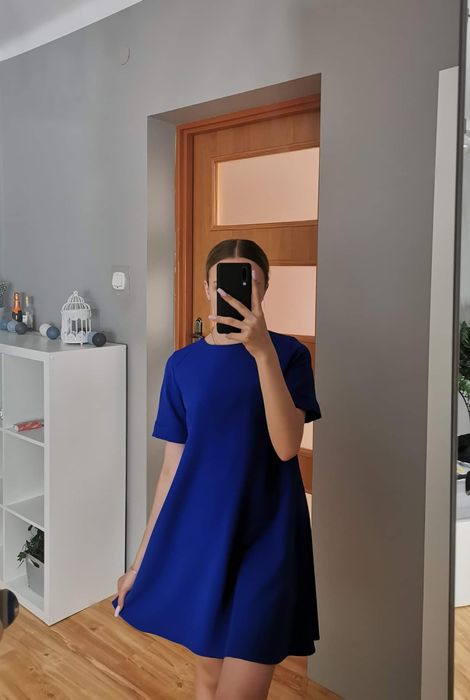 sukienka chabrowa 36