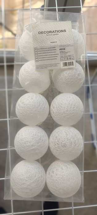 Girlanda świetlna cotton balls