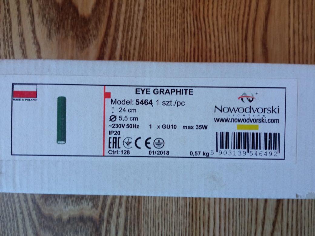 Світильник точечний Nowodvorski 5464 eye graphite