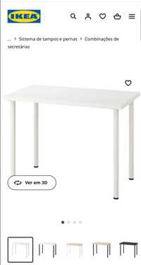 Vemdo duas mesas para secretaria Ikea