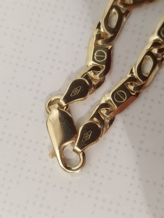 Nowy piękny złoty łańcuch 585 14k 35.29gr 60cm unikat!!