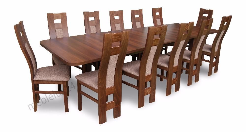 Duży rozkładany stół + 12 krzeseł Fila Nowa od Producenta SUPER OFERTA