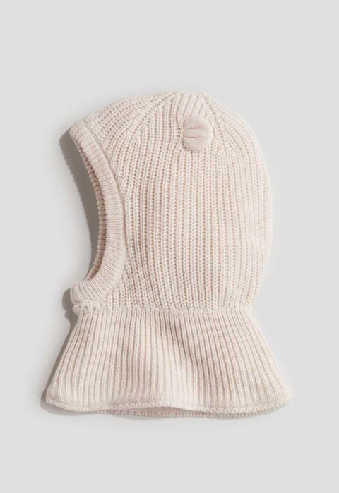 В язані шапки -шоломи  на флісі від h&m від 6 міс до 4 років